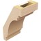 Ekena Millwork 5-inch W x 6-inch D x 10-inch H Pescadero Rough Cedar Woodgrain TimberThane Knee Brace, Primed BRCUR05X06X10PECRCPR - alternate 6